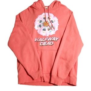 NWOT Men's Halfway Dead Circle Of Skulls Hoodie